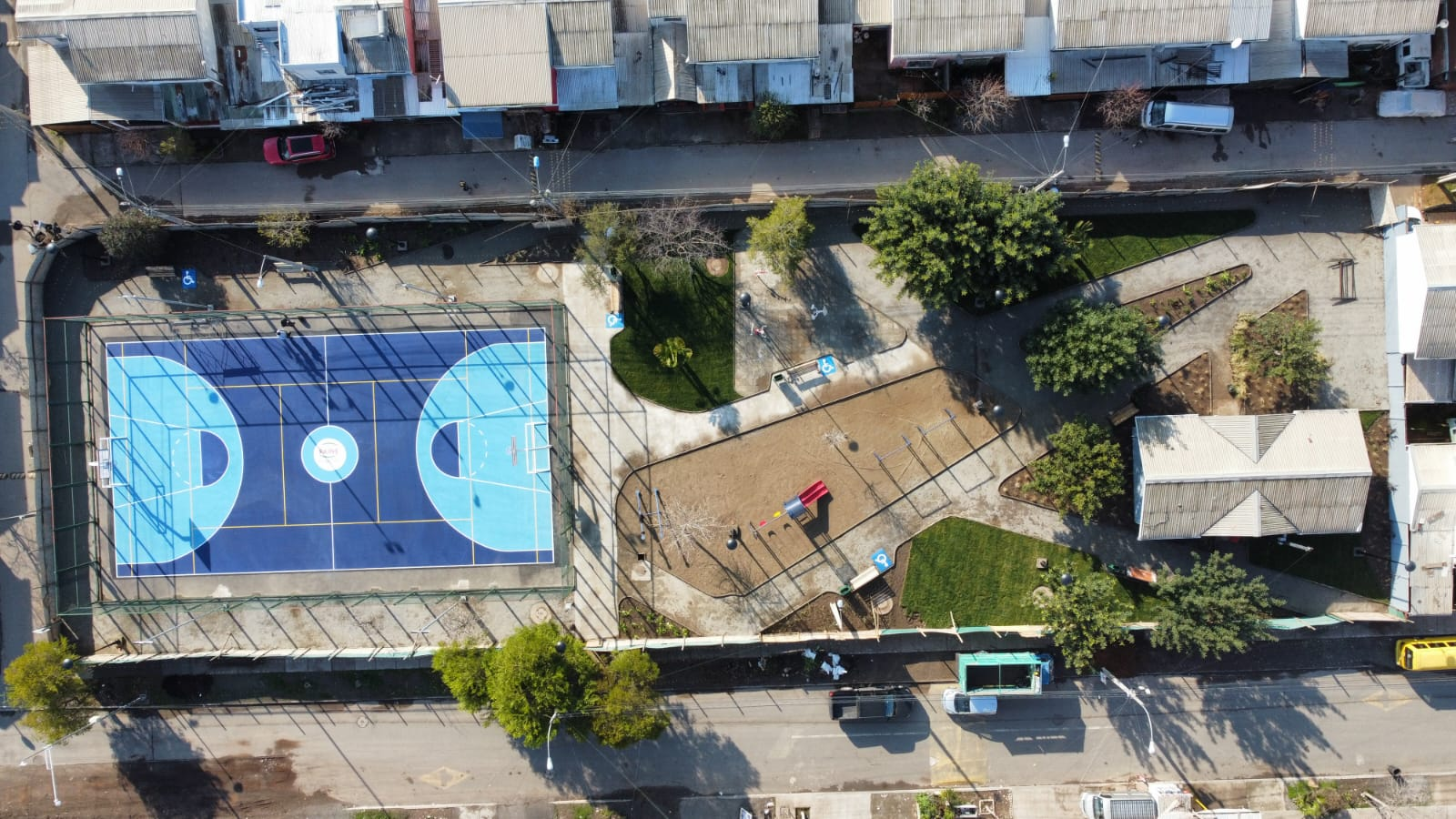 Remodelación Plaza Villa Los Rios, Paine.